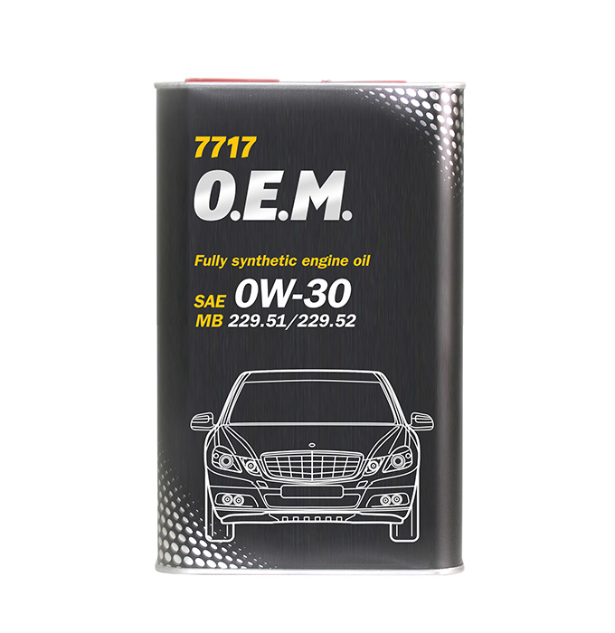 ACEITE MOTOR 0W30 SINTETICO O.E.M. MERCEDEZ BENZ 1L