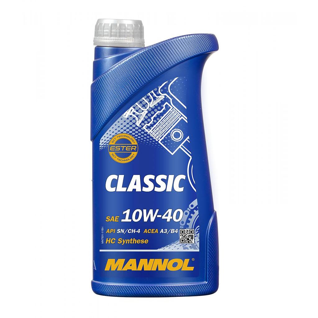 ACEITE MOTOR 10W40 SEMISINTETICO CLASSIC SN/CF 1L