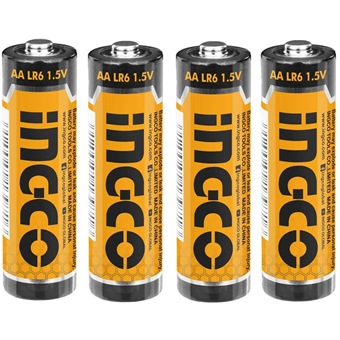 BATERIA ALKALINA AA 1.5V INGCO