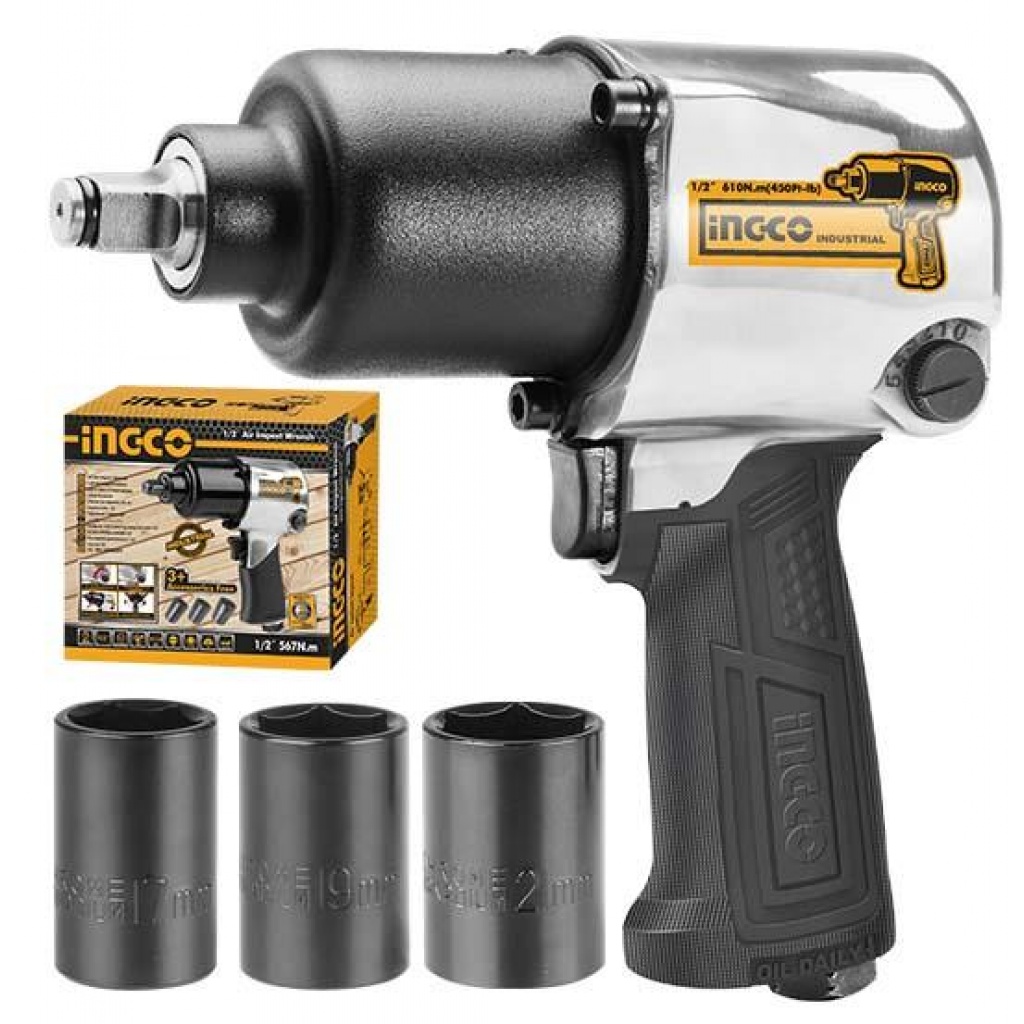 PISTOLA AIRE COMPRIMIDO IMPACTO 1/2- 7000RPM-610NM