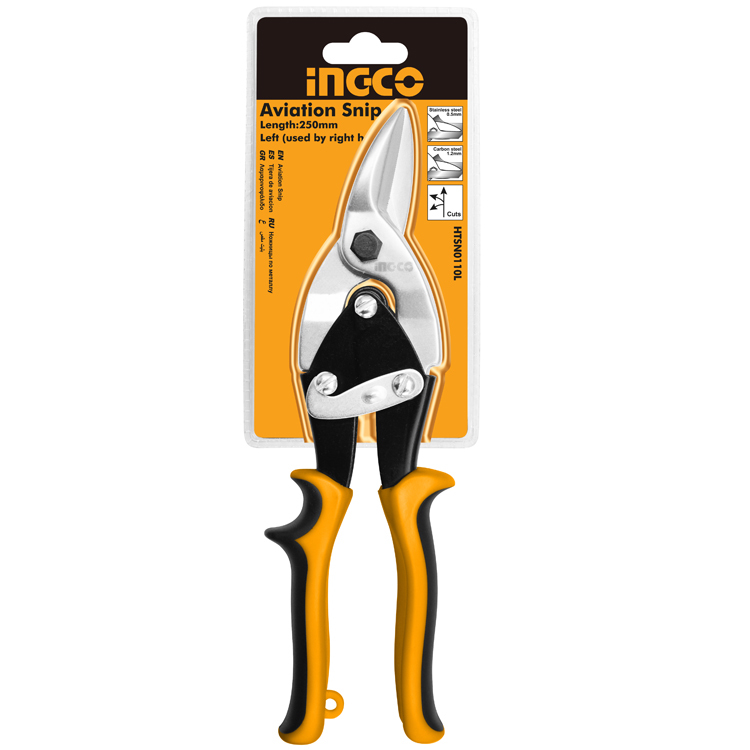TIJERA CORTE METAL DERECHA 10"/250MM INGCO