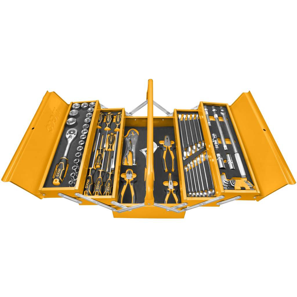 CAJA HERRAMIENTAS METALICA 3 NIVELES 59PCS INGCO