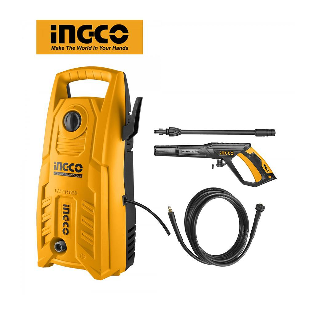 HIDROLAVADORA 130B-5.5L/MIN-1400W C/ACCESORIOS INGCO
