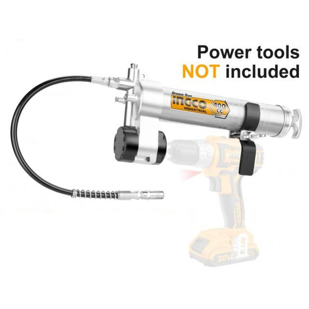 PISTOLA PARA ENGRASE INALAMBRICA 400CC