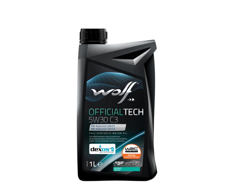 ACEITE MOTOR 5W30 SINTETICO OFFICIALTECH 1L WOLF