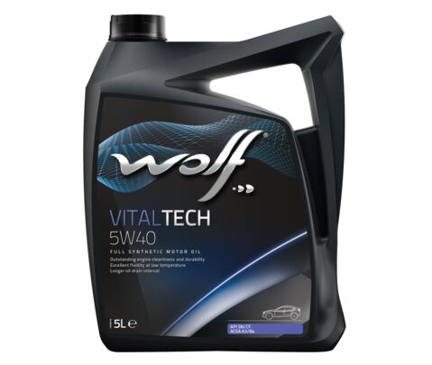 ACEITE MOTOR 5W40 VITALTECH 5L WOLF