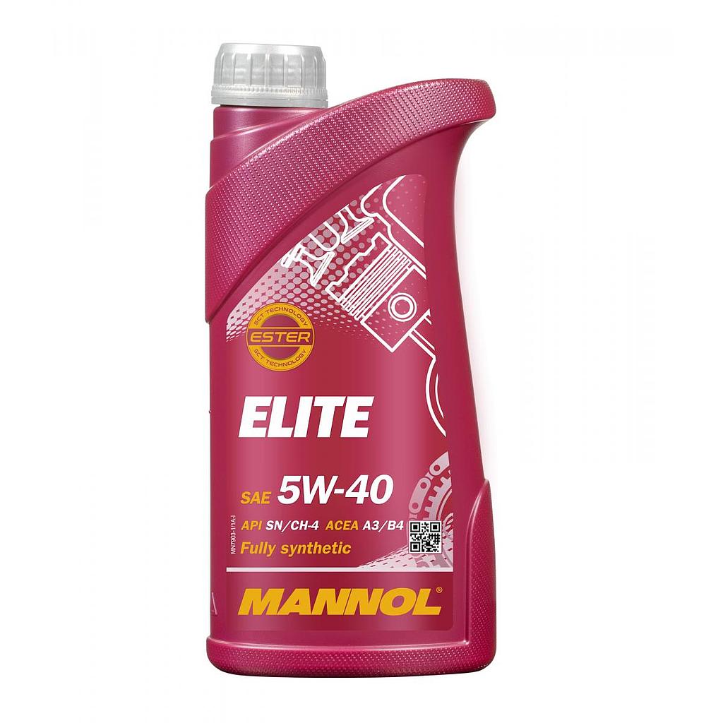ACEITE MOTOR 5W40 SINTETICO ELITE SM/CF  1L