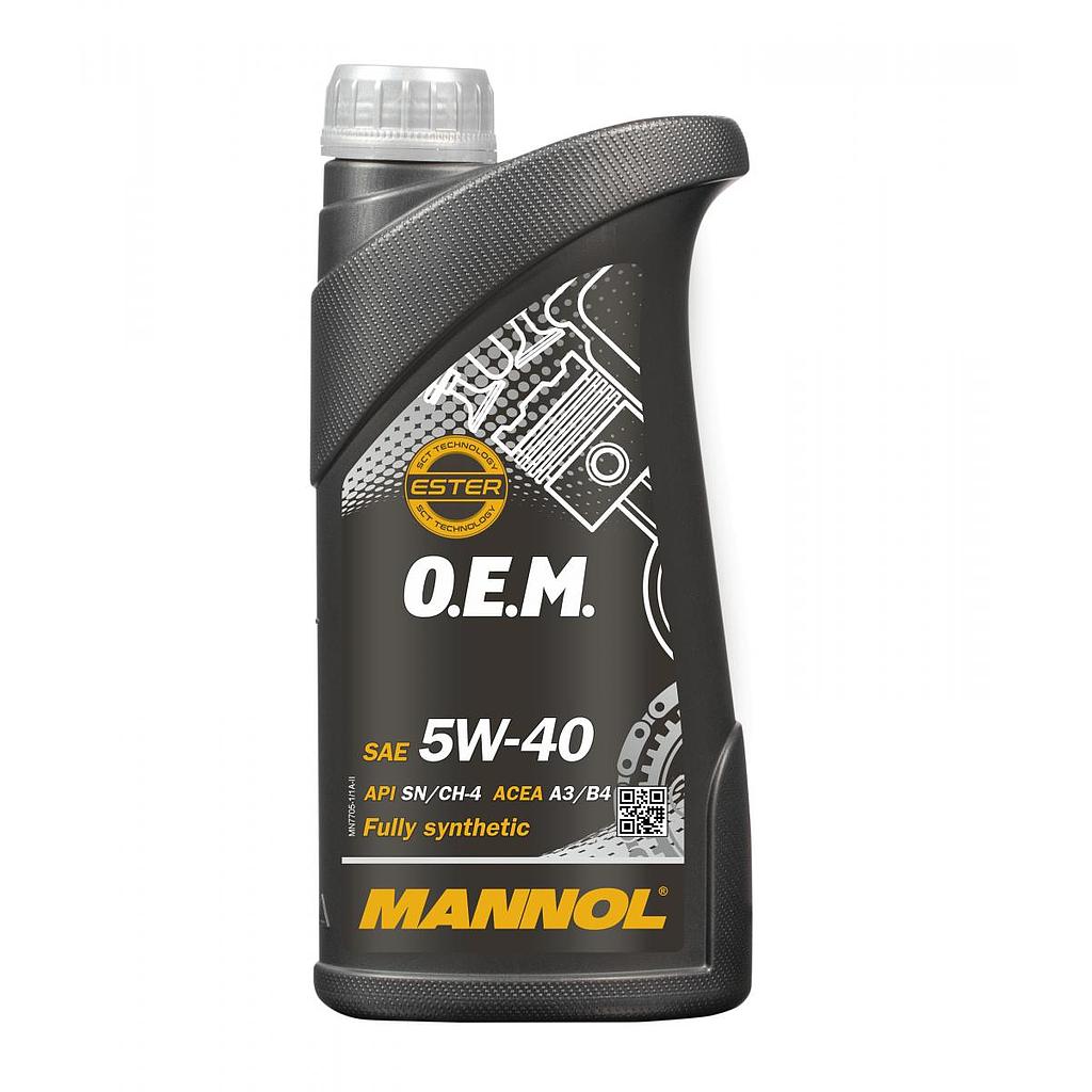ACEITE MOTOR 5W40 SINTETICO O.E.M RENAULT/NISSAN 1L