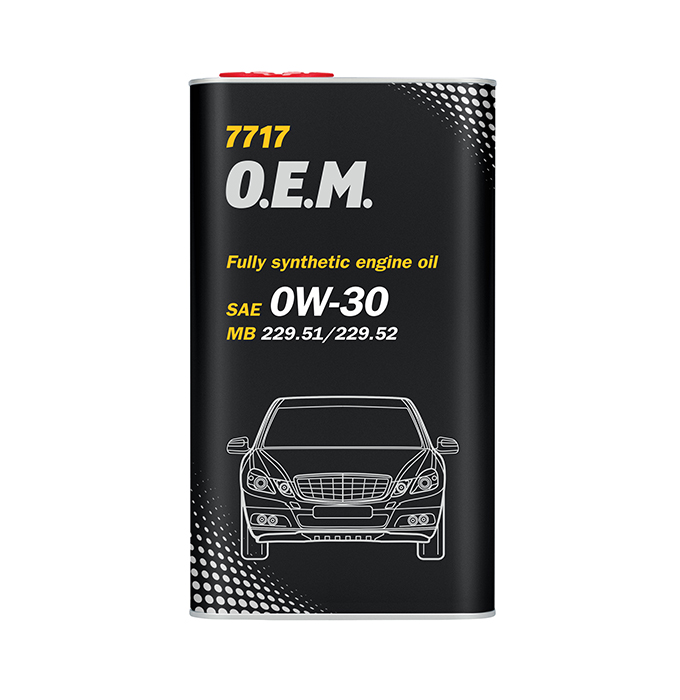 ACEITE MOTOR 0W30 SINTETICO O.E.M. MERCEDEZ BENZ 4L