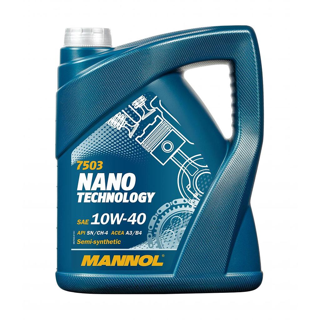 ACEITE MOTOR 10W40 SEMISINTETICO NANO TECHNOLOGY SM/CF 4L