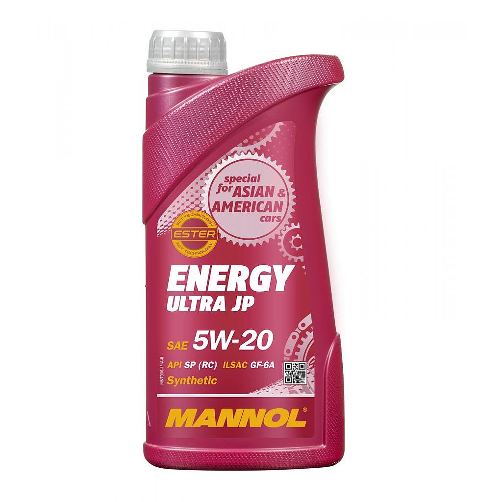 ACEITE MOTOR 5W20 SINTETICO ENERGY ULTRA JP SN  1L