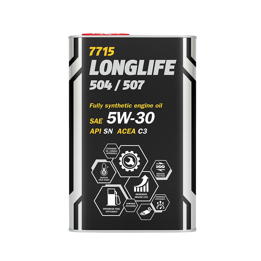 ACEITE MOTOR 5W30 SINTETICO O.E.M. 505/507 1L