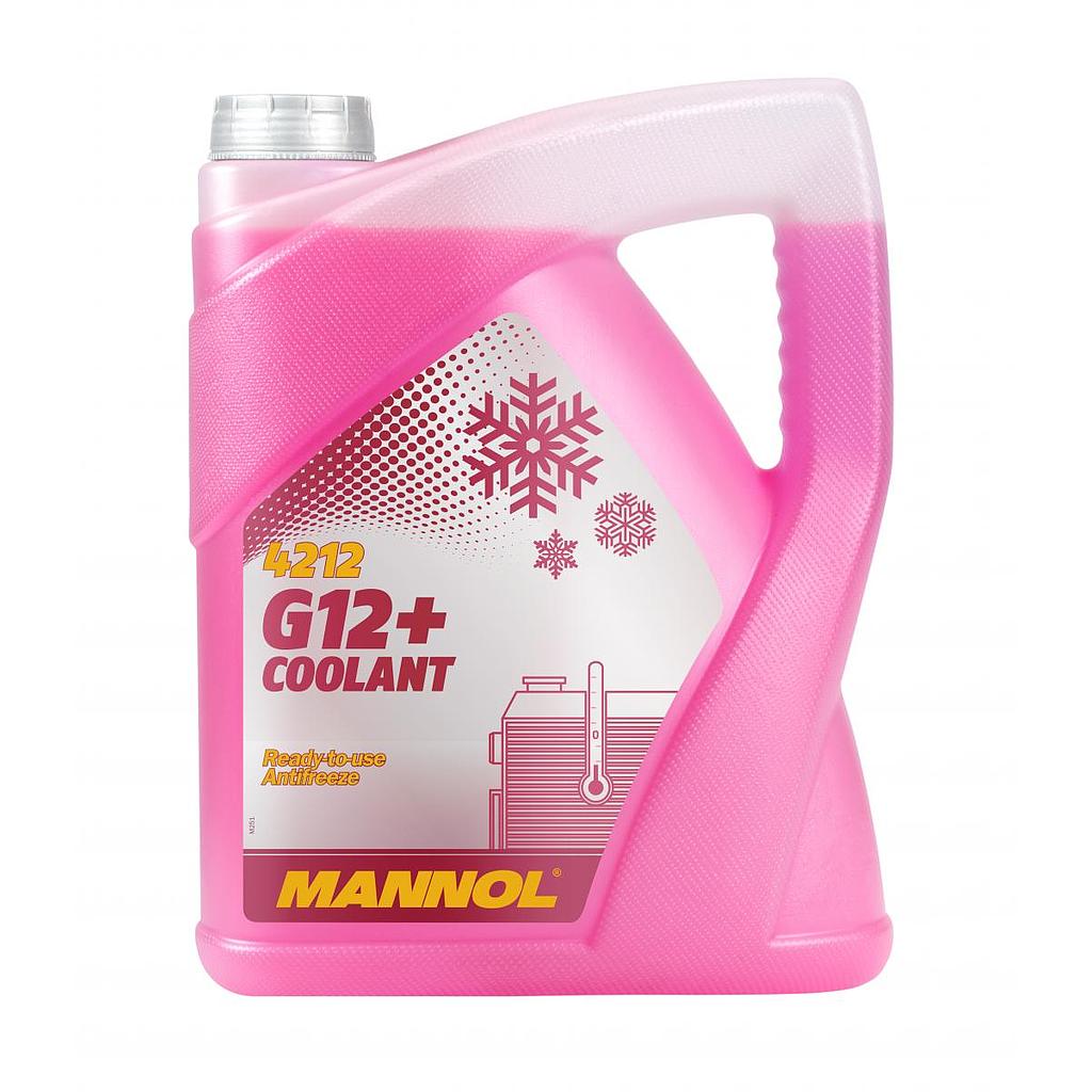 REFRIGERANTE AG12+ COOLANT (-10° / +125°) (ROJO) 5L