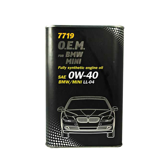 ACEITE MOTOR 0W40 SINTETICO O.E.M. BMW-MINI 4L METALICO