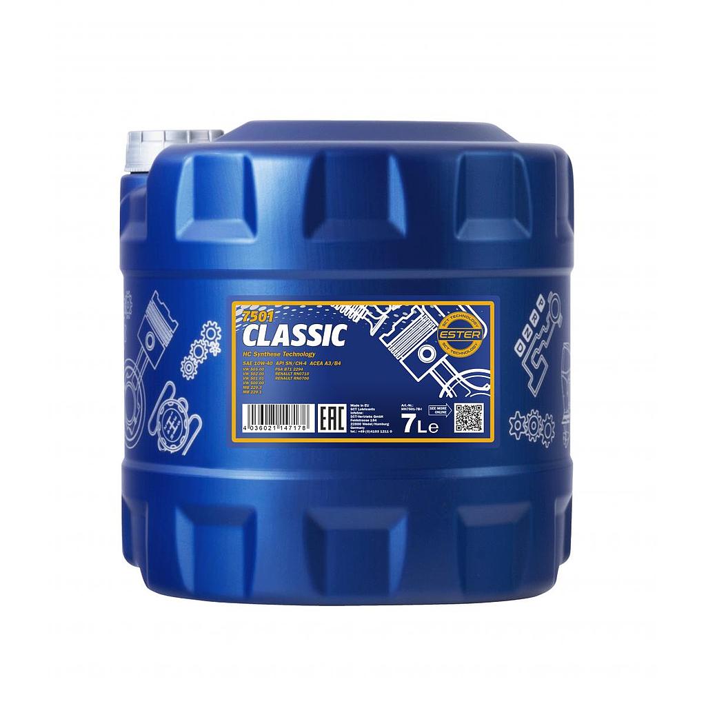 ACEITE MOTOR 10W40 SINTETICO CLASSIC SN/CF 7L
