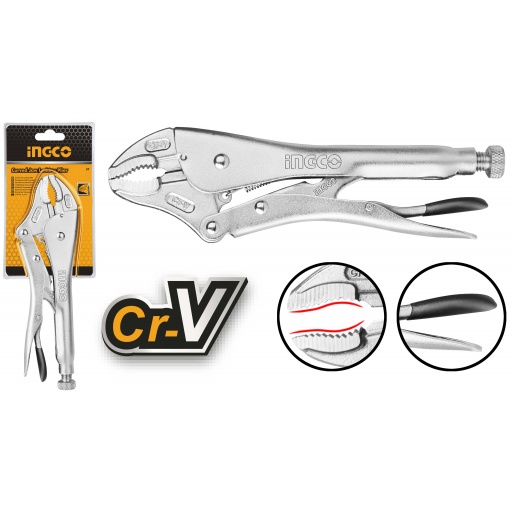 ALICATE 10&quot; CAIMAN PRES CURVO INGCO