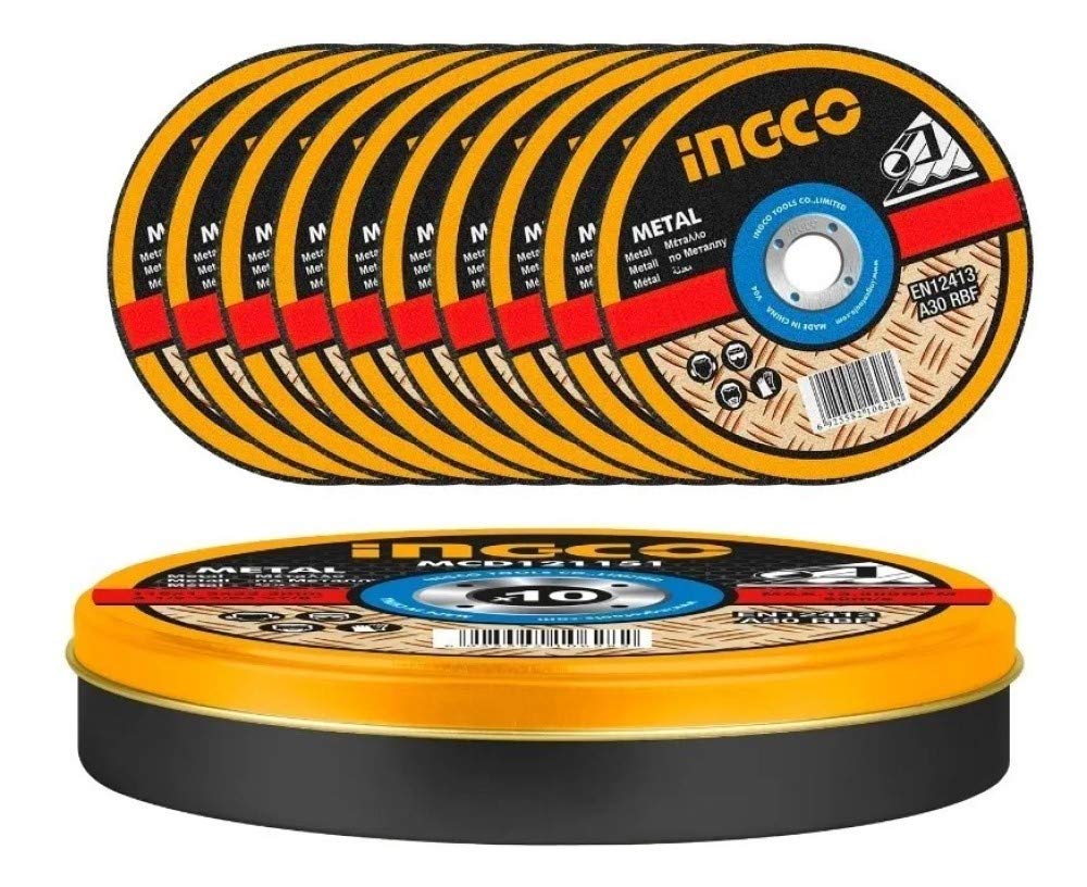 DISCO DE CORTE DE METAL 4 1/2&quot; PACK 10U