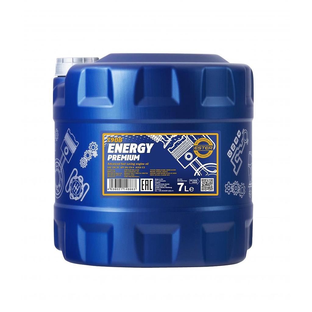 ACEITE MOTOR 5W30 SINTETICO ENERGY PREMIUM 7L