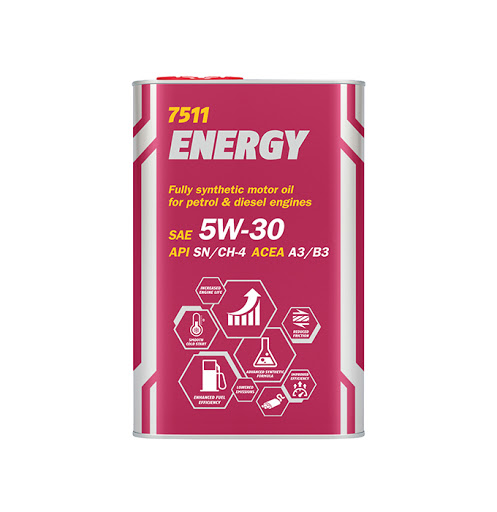 ACEITE MOTOR 5W30 FULL SINTETICO ENERGY SL/CF 1L