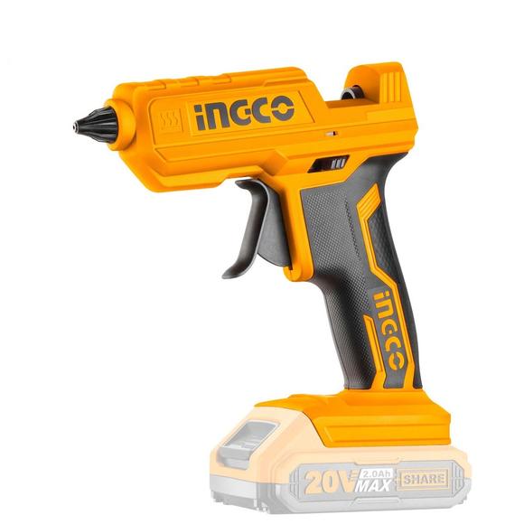 PISTOLA PEGAMENTO INALAMBRICA 20V (NO INCLUYE BATERIA) INGCO