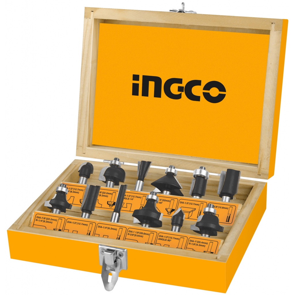 SET BROCAS FRESDORA 12 PCS 6MM INGCO