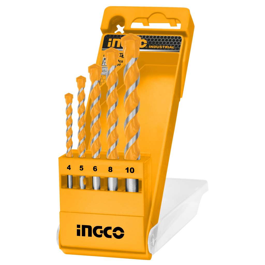SET BROCAS MANSORY 5PZAS (4X75-5X85-6X100-8X120-10X120) INGCO