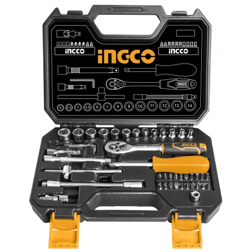 SET DADOS 1/4&quot; 45PZS C/MALETIN