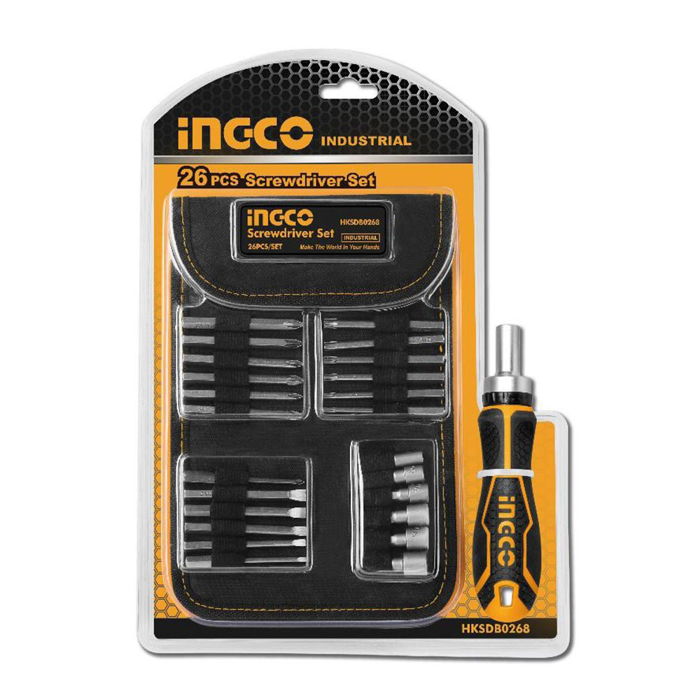 SET DESTORNILLADOR 26PZS INGCO