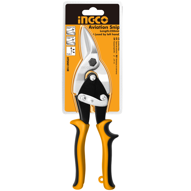 TIJERA CORTE METAL IZQUIERDA 10"/250MM INGCO