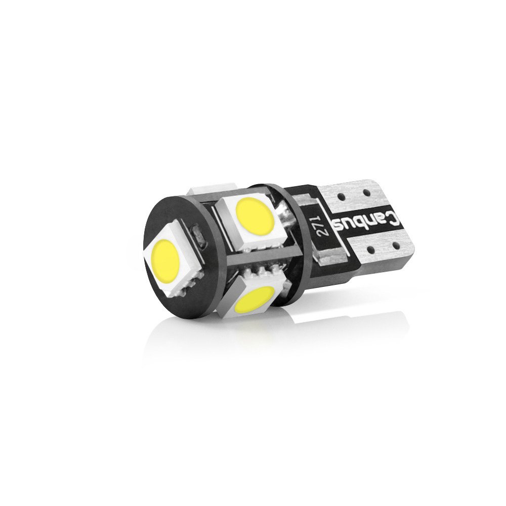 W5W CANBUS LED 12V 8X3528 5W W2,1X9,5D/T10 (PACK 2)